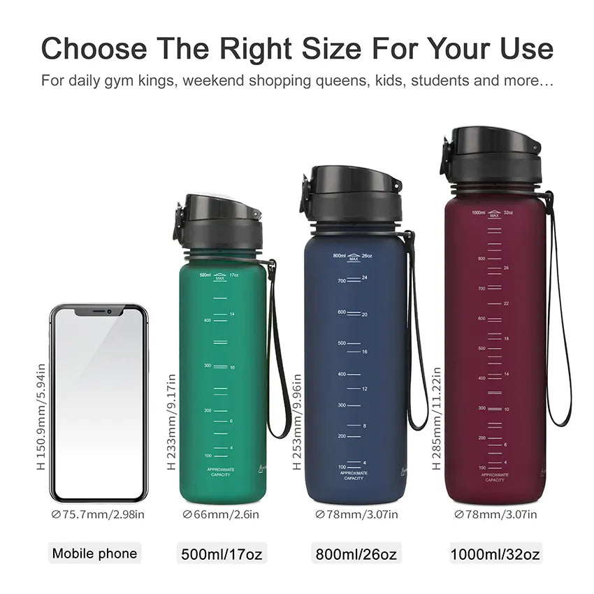 Sports Water Bottle BPA Leak-proof