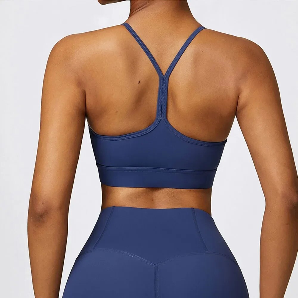 Sustainable Open Back Gym Bra