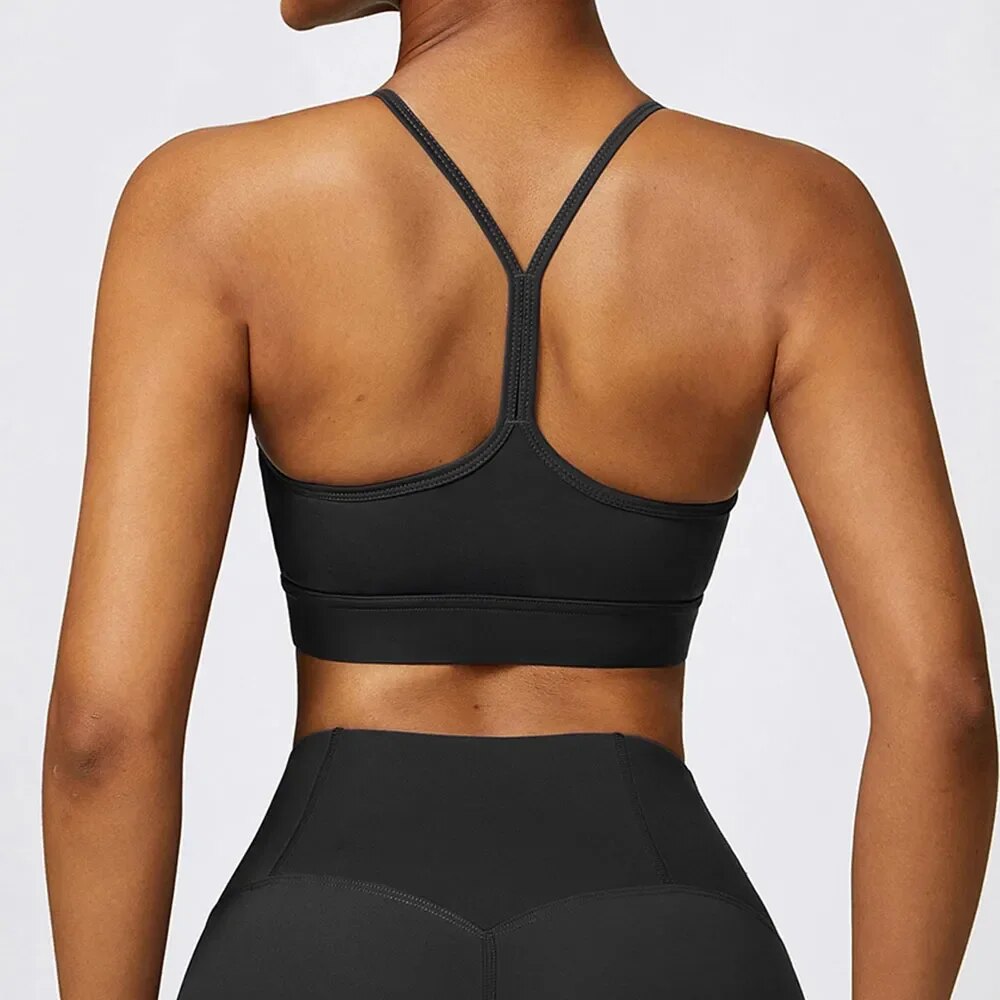 Sustainable Open Back Gym Bra