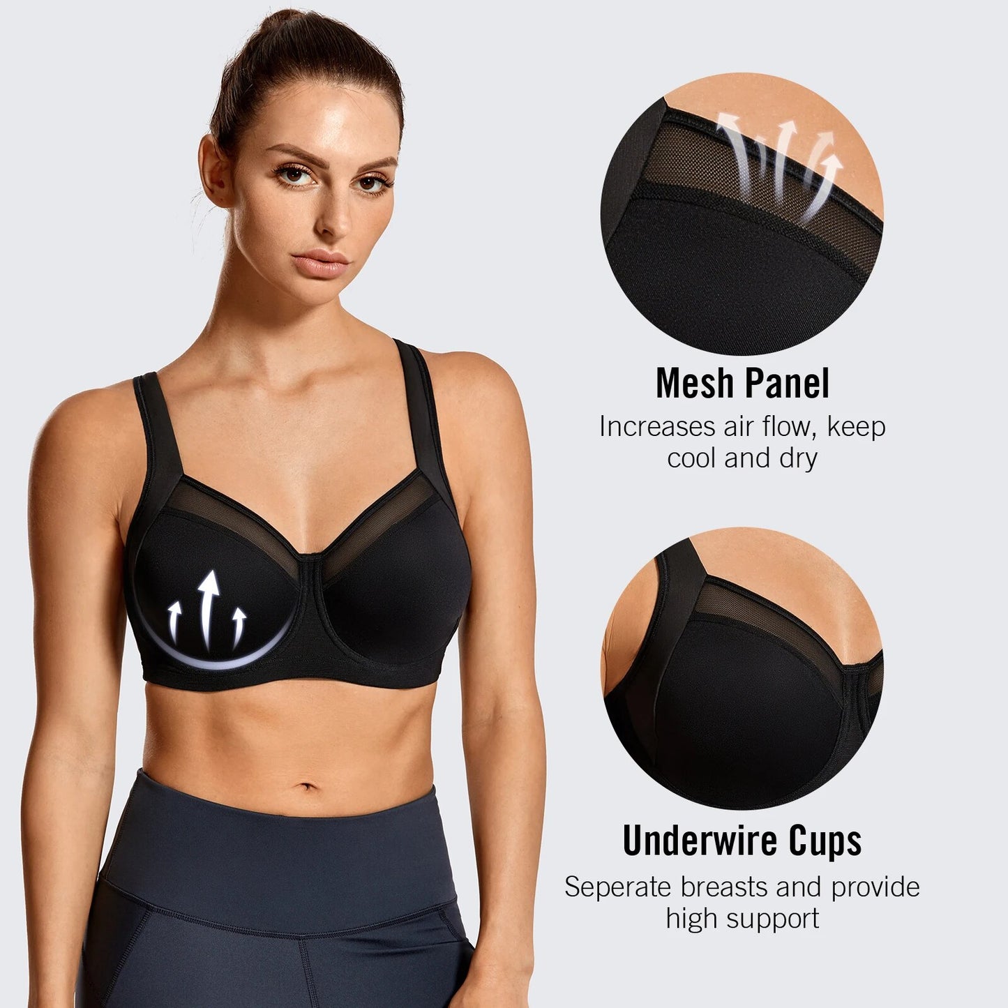 Sport Bras Women High Impact